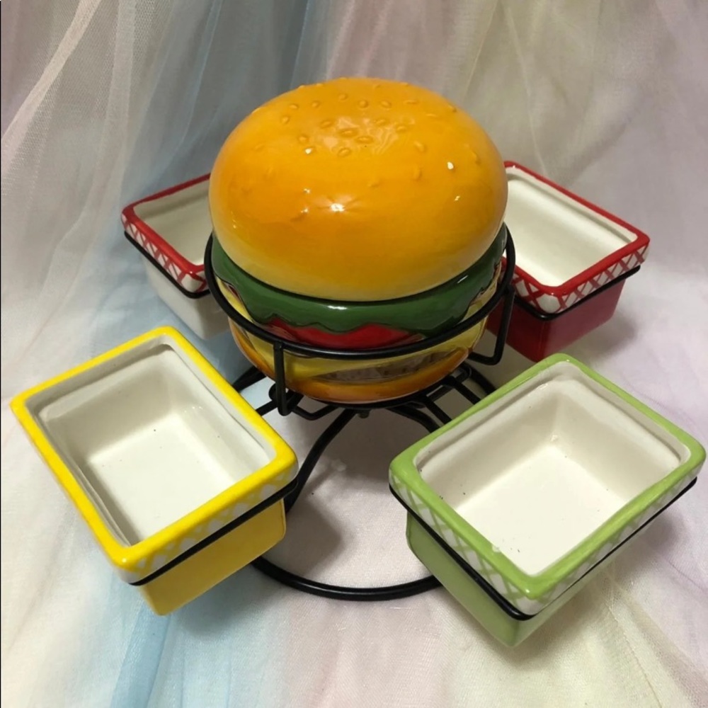 Pier 1 condiments spinner excellent for parties